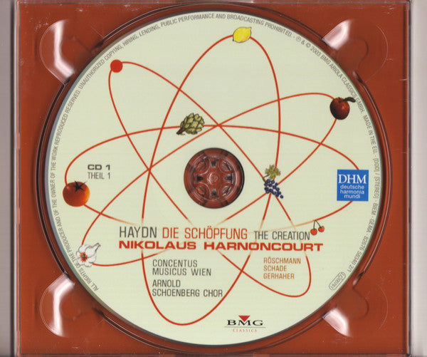 Joseph Haydn - Dorothea Röschmann, Michael Schade, Christian Gerhaher, Arnold Schoenberg Chor, Concentus Musicus Wien, Nikolaus Harnoncourt : Die Schöpfung (2xCD, Album)