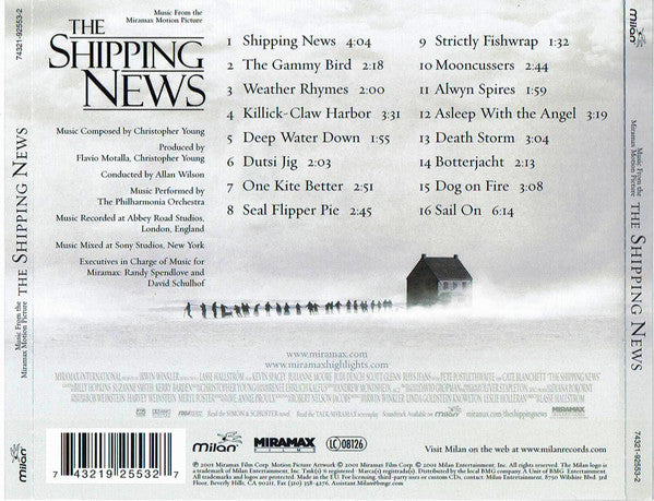 Christopher Young : The Shipping News (Music From The Motion Picture) (CD, Album)