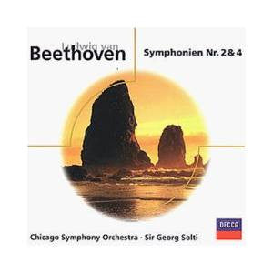 Ludwig van Beethoven, Chicago Symphony Orchestra, Georg Solti : Symphonien Nr. 2 & 4 (CD)
