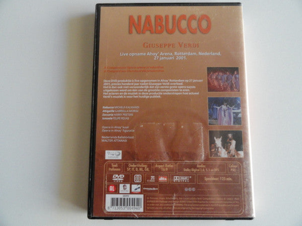 Giuseppe Verdi Orchestra Netherlands Ballet Orchestra Conductor Walter Attanasi : Nabucco (DVD-V, PAL)