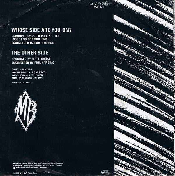 Matt Bianco : Whose Side Are You On... (7", Single)