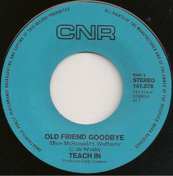 Teach-In : In The Summernight (7", Single)