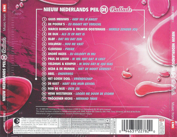 Various : Nieuw Nederlands Peil - De Ballads (CD, Comp, Cop)