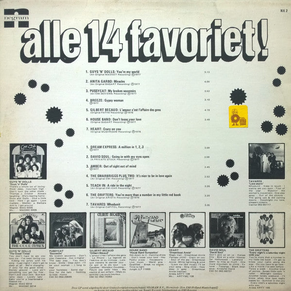 Various : Alle 14 Favoriet! (LP, Comp)