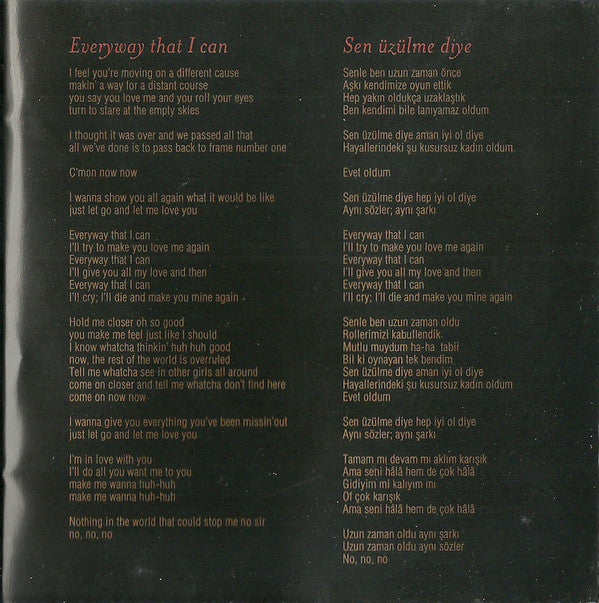 Sertab Erener : Everyway That I Can (CD, Maxi, Enh)