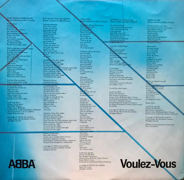 ABBA : Voulez-Vous (LP, Album)