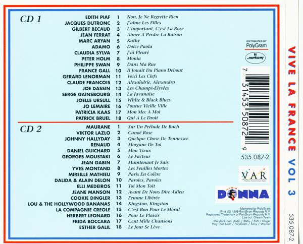 Various : Vive La France Vol 3 (2xCD, Comp)