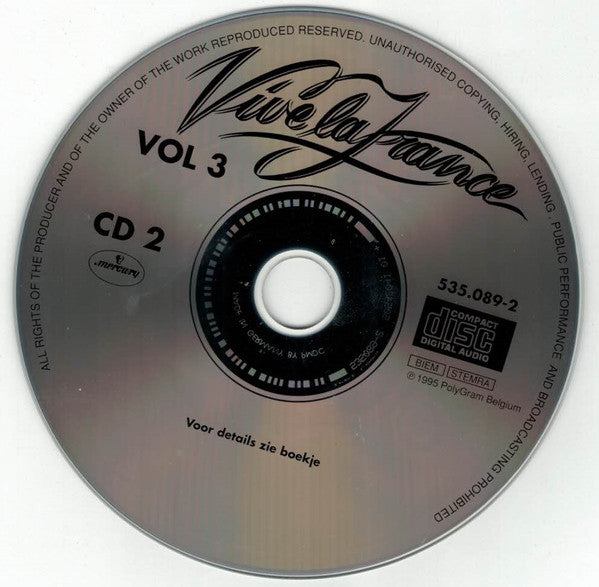 Various : Vive La France Vol 3 (2xCD, Comp)