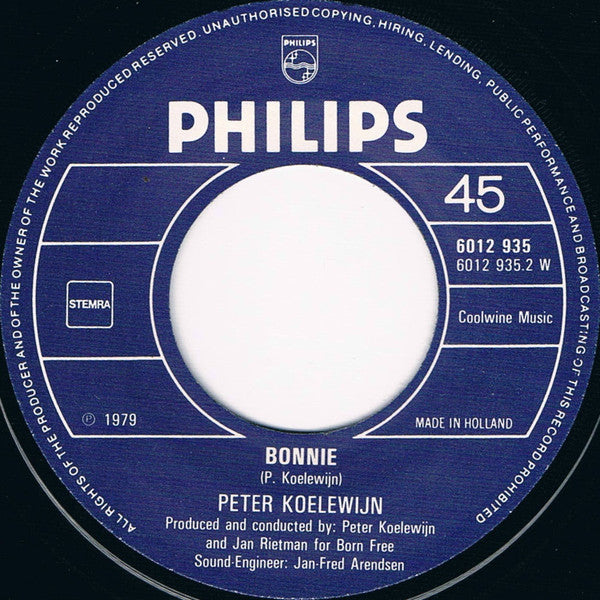 Peter Koelewijn : Brigitte (Miss Sex-appeal)  (7")