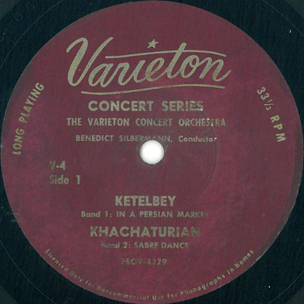 The Varieton Concert Orchestra, Benedict Silberman, George Walter : Persischer Markt / Säbeltanz / Tango / A La Can Can (7", EP, RE)