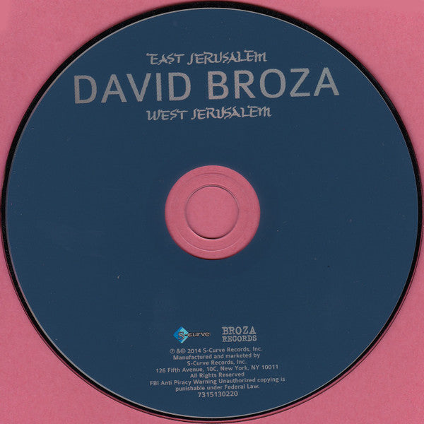 David Broza : East Jerusalem - West Jerusalem (CD, Album)
