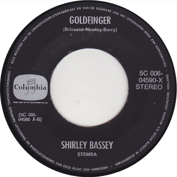 Shirley Bassey : I (Who Have Nothin') / Goldfinger (7", Single, RE)