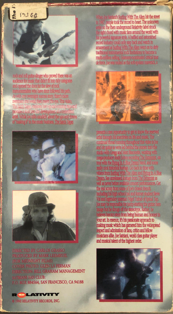 Joe Satriani : The Satch Tapes (VHS, Album, NTSC)