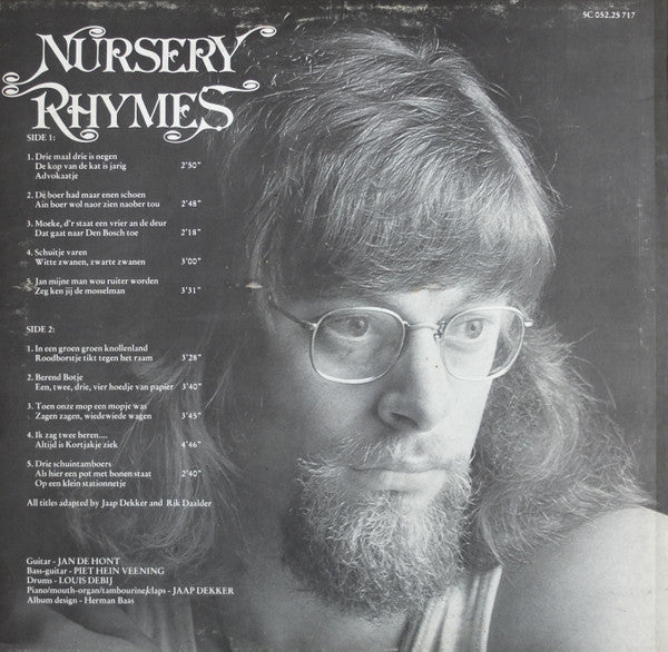 Jaap Dekker Boogie Set : Nursery Rhymes (LP, Album, M/Print)