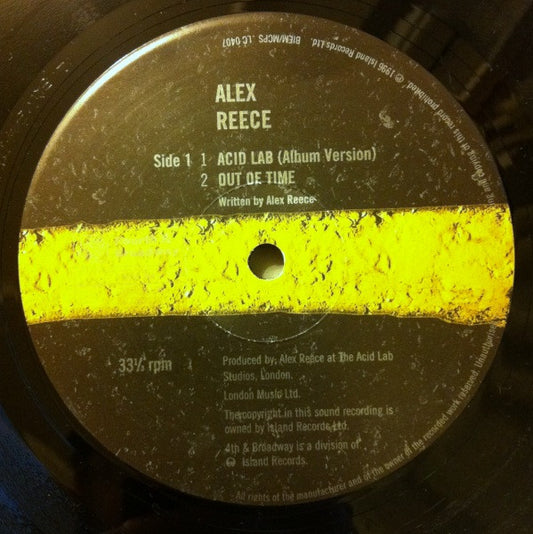 Alex Reece : Acid Lab (12", Promo)