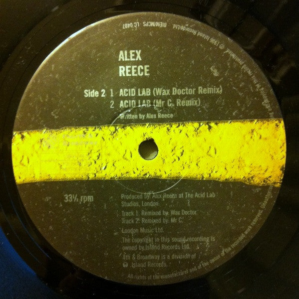 Alex Reece : Acid Lab (12", Promo)
