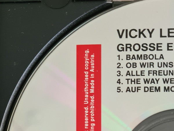 Vicky Leandros : Grosse Erfolge (CD, Comp)