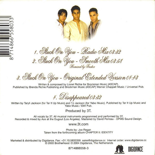 3T : Stuck On You (CD, Single)