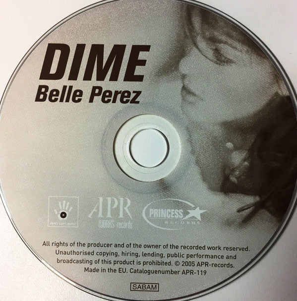 Belle Perez : Dime (CD, Single)