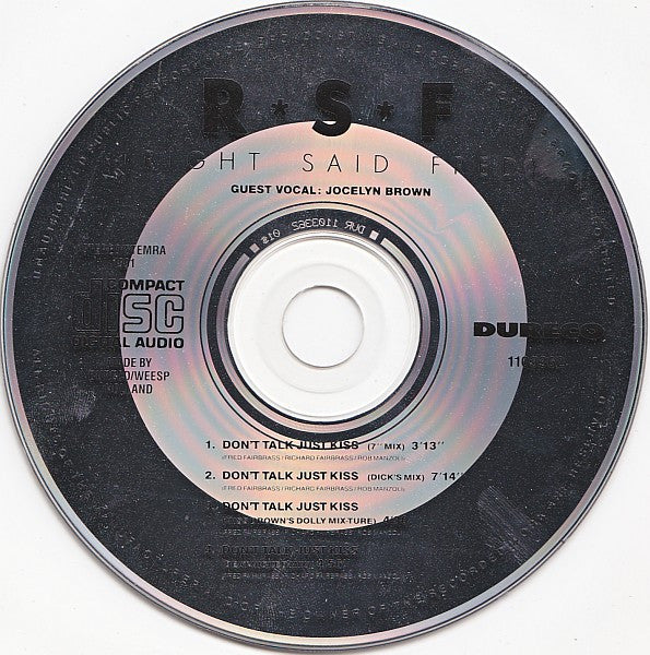 Right Said Fred : Don't Talk Just Kiss (CD, Maxi)