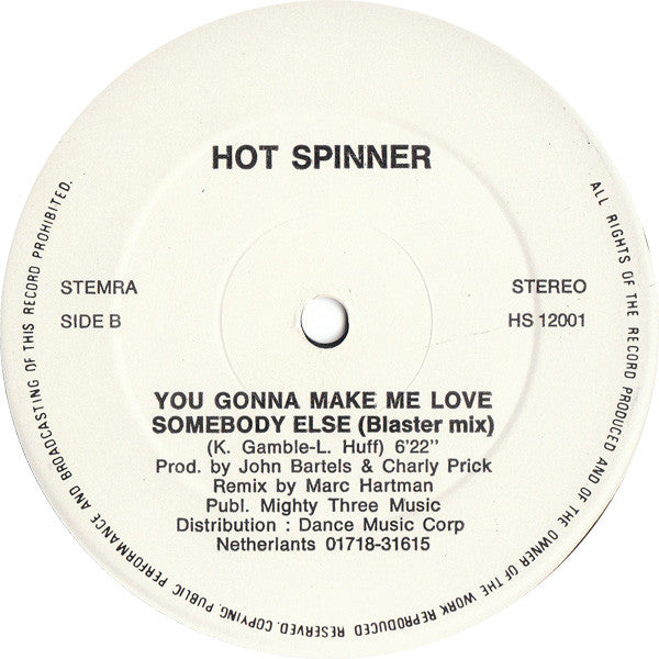 Charlee : You Gonna Make Me Love Somebody Else (12")