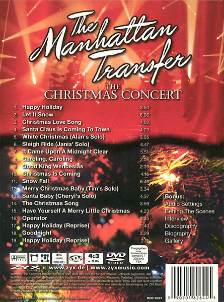 The Manhattan Transfer : The Christmas Concert (DVD-V, Multichannel, NTSC)