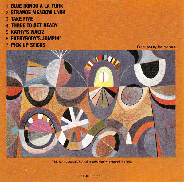 The Dave Brubeck Quartet : Time Out (CD, Album, RE, RM)