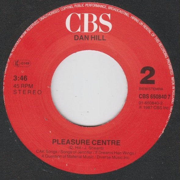 Dan Hill : Can't We Try (7", Single)