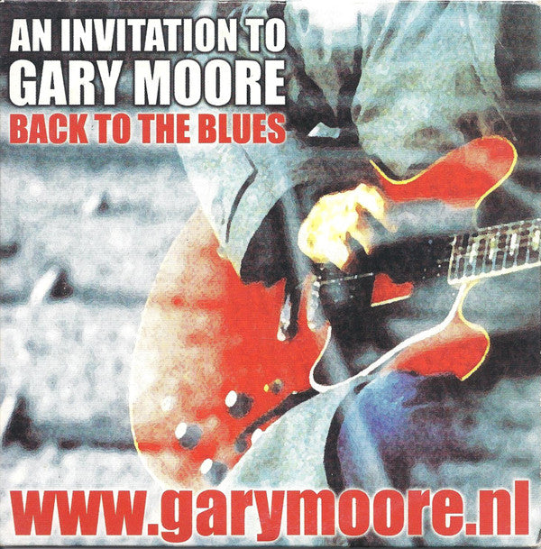 Gary Moore : An Invitation To Gary Moore - Back To The Blues (CD, Promo, Smplr, Car)