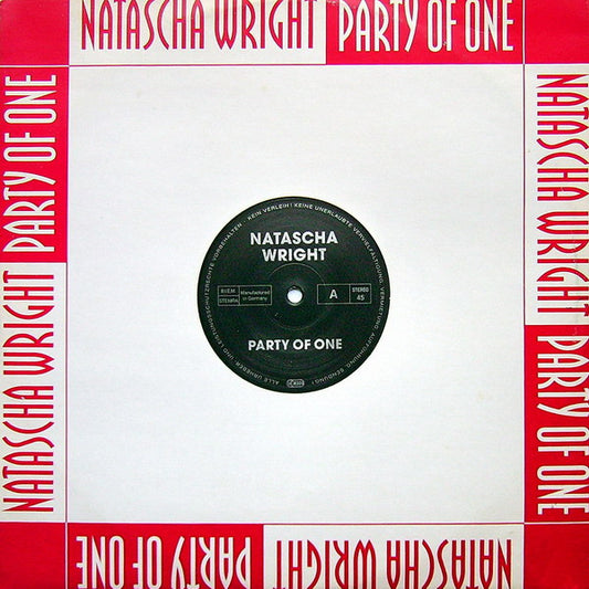 Natascha Wright : Party Of One (12")
