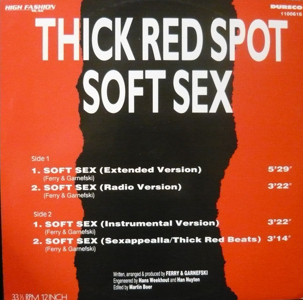 Thick Red Spot : Soft Sex (12")
