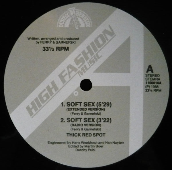 Thick Red Spot : Soft Sex (12")