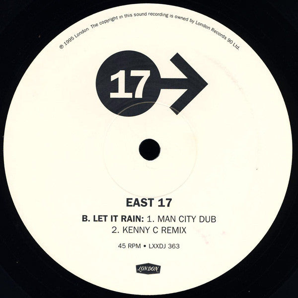 East 17 : Let It Rain (12", Promo)