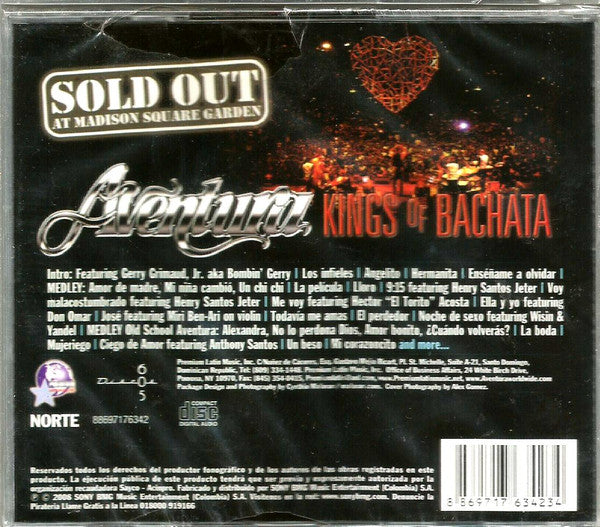Aventura : Sold Out At Madison Square Garden - K.O.B. (2xCD, Album)