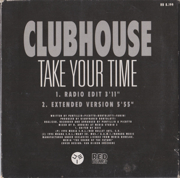 Club House : Take Your Time (CD, Single)