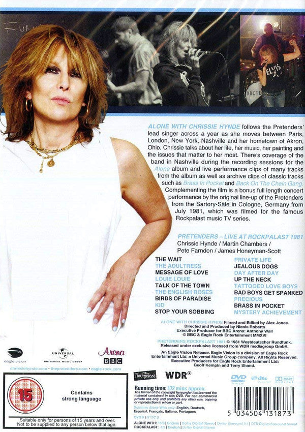 Chrissie Hynde, The Pretenders : Alone With Chrissie Hynde (DVD-V)