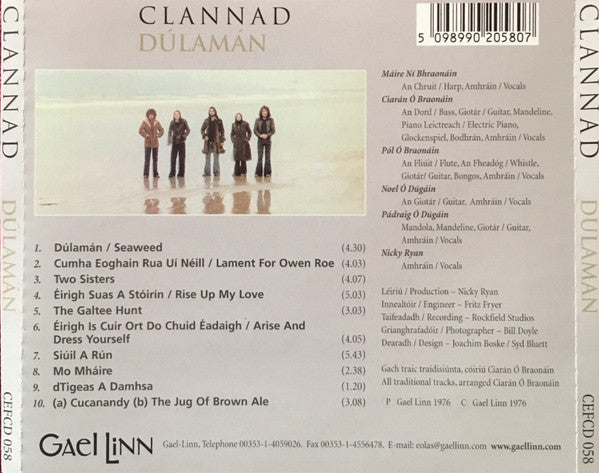 Clannad : Dúlamán (CD, Album, RE)