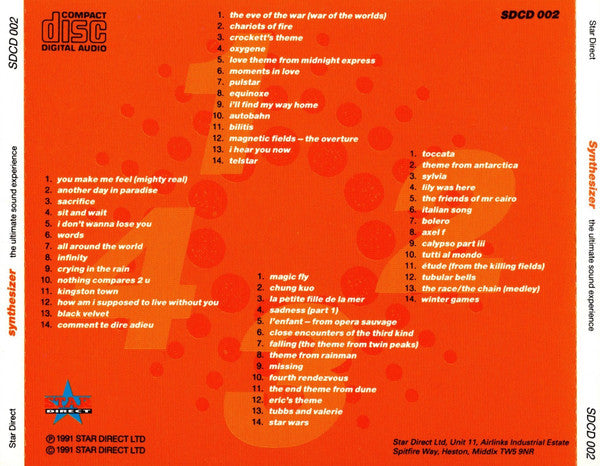 Project D : Synthesizer - The Ultimate Sound Experience (4xCD, Comp + Box)