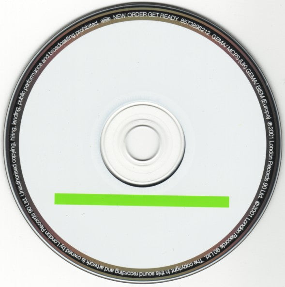 New Order : Get Ready (CD, Album)