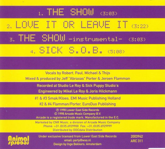 Party Animals : The Show (CD, Maxi)