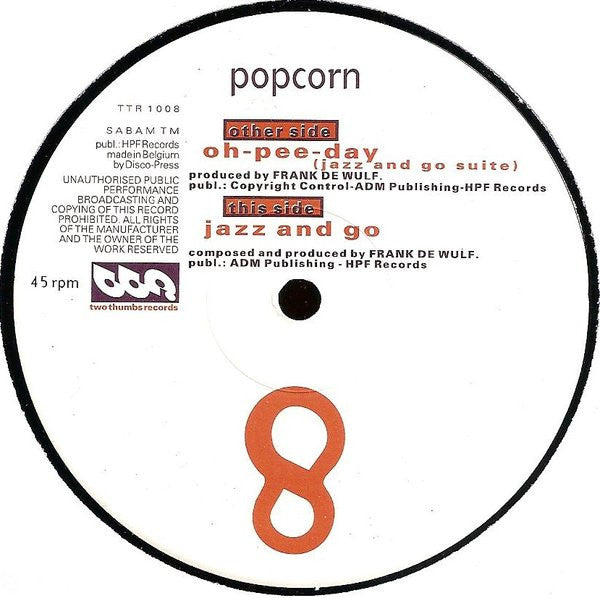 Popcorn : Oh-Pee-Day / Jazz And Go (12")
