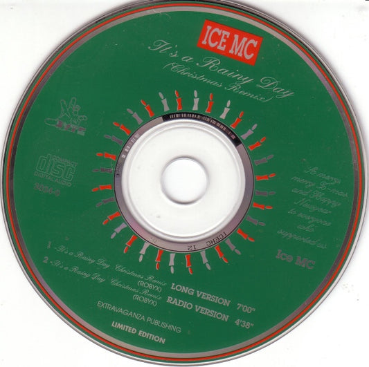 ICE MC : It's A Rainy Day (Christmas Remix) (CD, Single, Ltd)