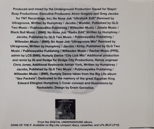 Digital Underground : No Nose Job (CD, Maxi)