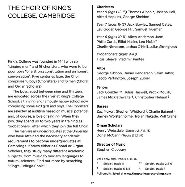 The King's College Choir Of Cambridge, David Willcocks, Philip Ledger, Stephen Cleobury : 100 Years Of Nine Lessons & Carols (2xCD, Album)
