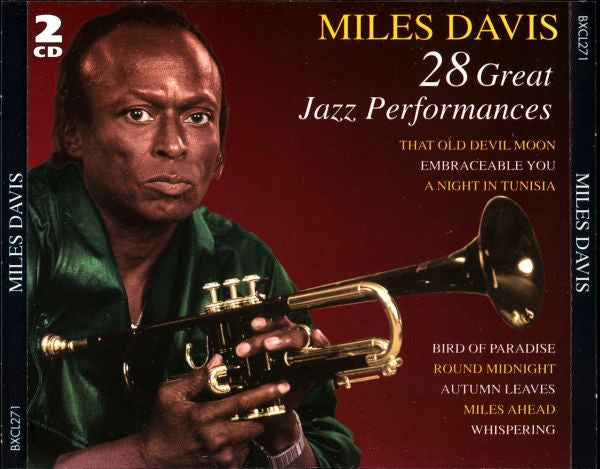 Miles Davis : 28 Great Jazz Performances (2xCD, Comp)