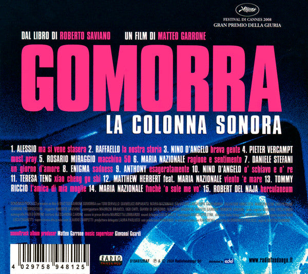 Various : Gomorra La Colonna Sonora (CD, Comp)