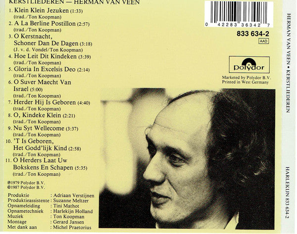 Herman van Veen : Kerstliederen (CD, Album, RE, Yel)