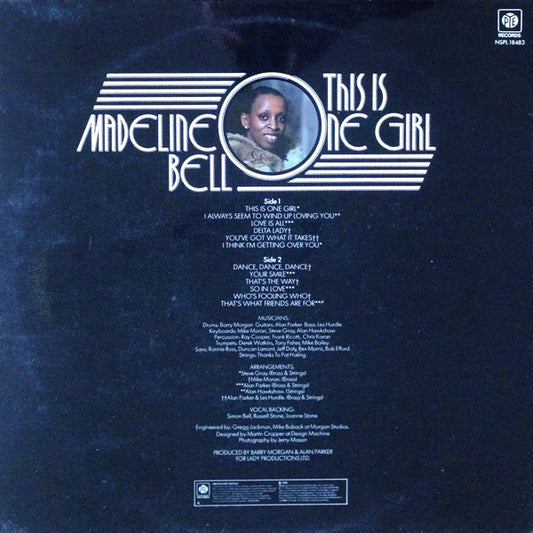 Madeline Bell : This Is One Girl (LP, Album)