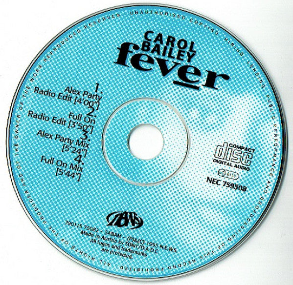 Carol Bailey : Fever (CD, Maxi)