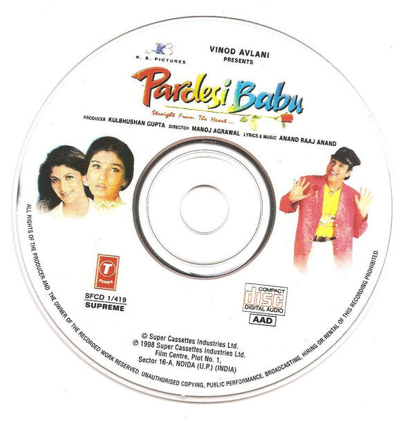 Anand Raj Anand : Pardesi Babu (CD)